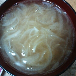 玉葱の中華スープ